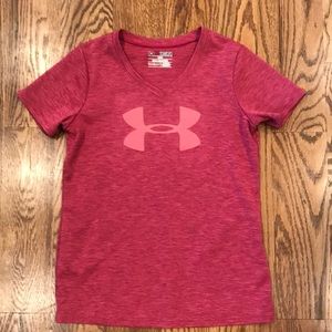 Girls Under Armour Heat Gear Tee